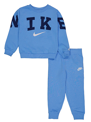 Nike Boys' Crew Logo Sweatshirt and Jogger Set - CookiesKids.com