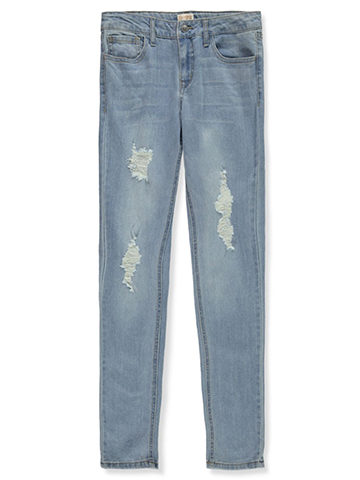 Cookie's Girls' Rip-Patch Stretch Skinny Jeans - CookiesKids.com
