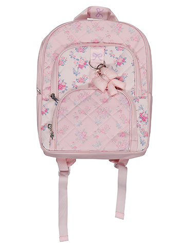 OMG Accessories Girls' Quilted Backpack with Plush Bow - CookiesKids.com