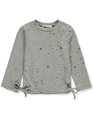 Poof Girl Girls' Shimmer Butterfly L/S T-Shirt - CookiesKids.com