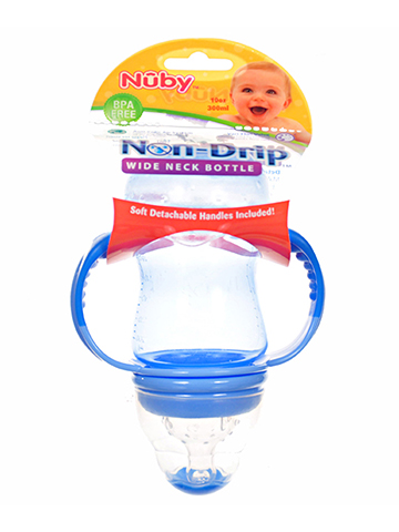 Nuby Wide Neck 3-Stage Nurser Set (8 Oz.) - CookiesKids.com