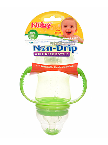Nuby Wide Neck 3-Stage Nurser Set (8 Oz.) - CookiesKids.com