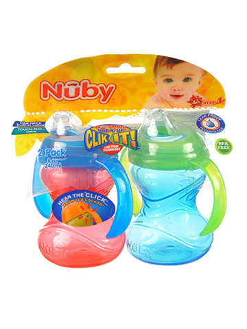 Nuby Grip n’ Sip 2-Pack Sippers (8 oz.) - CookiesKids.com
