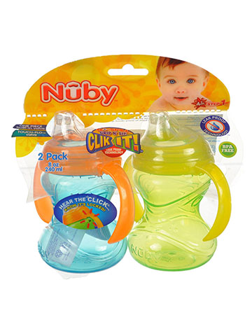 Nuby Grip n’ Sip 2-Pack Sippers (8 oz.) - CookiesKids.com