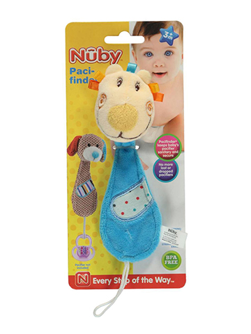 Nuby Pacifinder “Ribbon Cub” Pacifier Clip - CookiesKids.com