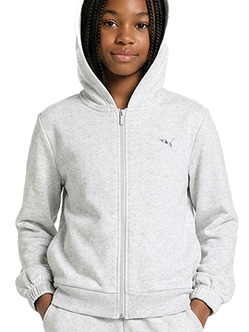 Puma Girls' Zip-Up Logo Hoodie - CookiesKids.com