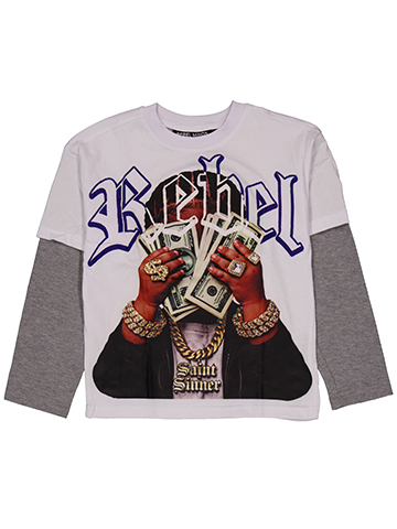 BOYS' Rebel Minds Long-Sleeve Graphic Tee - CookiesKids.com