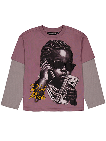 Boys' Rebel Minds Graphic Long Sleeve Tee - CookiesKids.com