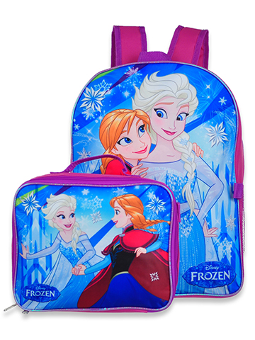 Disney Frozen Girls' 2-Piece Backpack And Lunchbox Set - CookiesKids.com