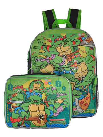 Teenage Mutant Ninja Turtles Boys' 2-Piece Backpack Lunchbox Set - CookiesKids.com
