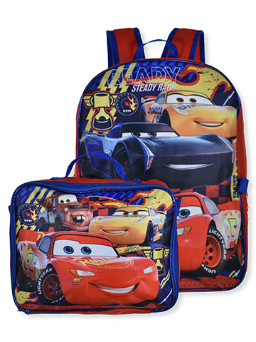 Disney Cars Boys' Backpack and Lunch Box Set - CookiesKids.com