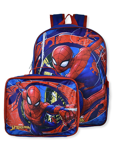 Spider-Man Boys' Backpack and Lunch Box Set - CookiesKids.com