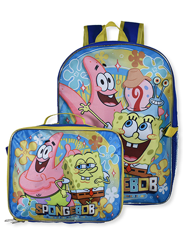 SpongeBob SquarePants Boys' Backpack and Lunchbox Set - CookiesKids.com