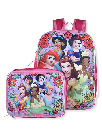 Disney Princess Girls' Backpack and Lunch Box Set - CookiesKids.com