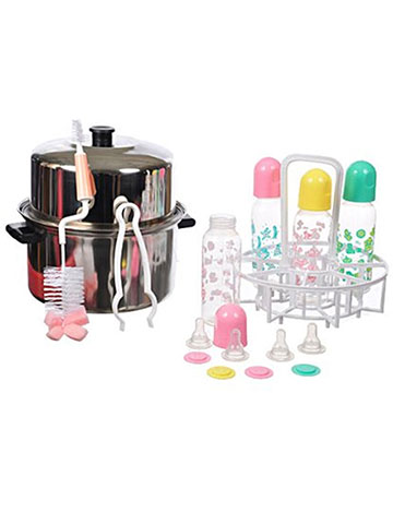 Baby King 25-Piece Plastic Bottle Sterilizer Kit - CookiesKids.com