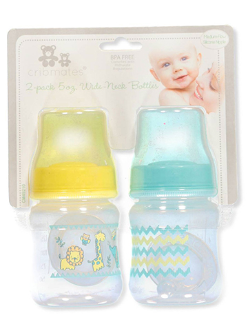 Cribmates "Whale Swim" 2-Pack Wide-Neck Bottles 11 oz. 