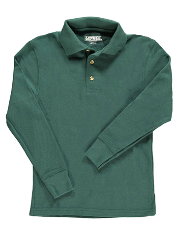 Kaynee Big Boys' L/S Pique 