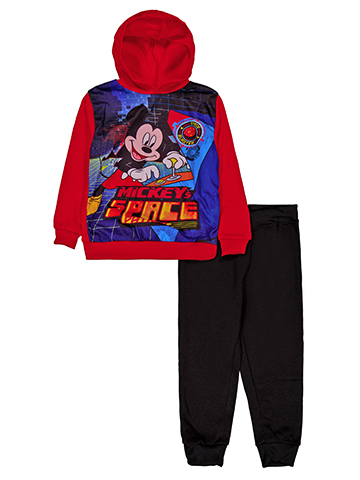 Disney Mickey Mouse Boys' Pull Over Graphic Hoodie and Joggers Set - CookiesKids.com