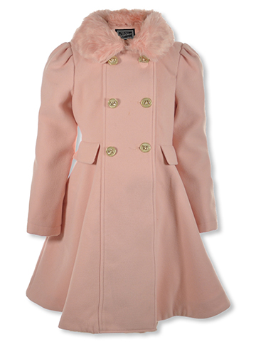 Rothschild Girls' Woolen Faux-Fur Coat - CookiesKids.com