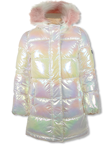 Sam Edelman Girls' Iridescent Parka - CookiesKids.com