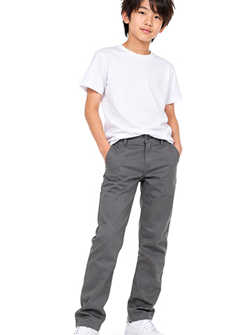 Smith's American Boys’ Flat Front Twill Uniform / Dress Pants - CookiesKids.com