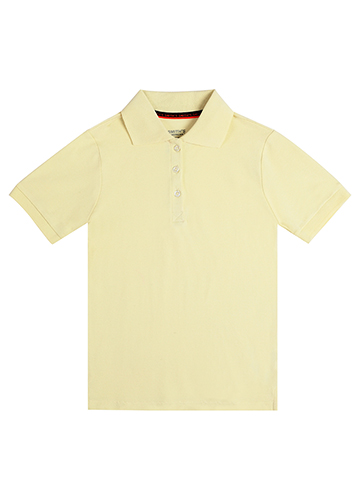 Smith's American Girls' S/S Stretch Pique Polo Shirt - CookiesKids.com