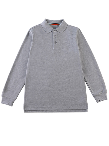 Smith's American Boys' Long Sleeve Pique Polo - CookiesKids.com