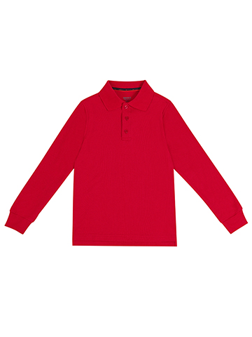 Smith's American Boys' Long Sleeve Pique Polo - CookiesKids.com