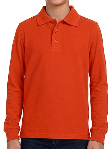 Smith's American Boys' Long Sleeve Pique Polo - CookiesKids.com