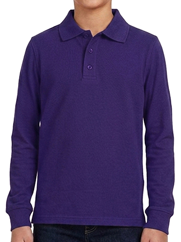 Smith's American Boys' Long Sleeve Pique Polo - CookiesKids.com