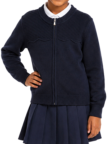 Smith's American Girls' Zipper Cardigan - CookiesKids.com