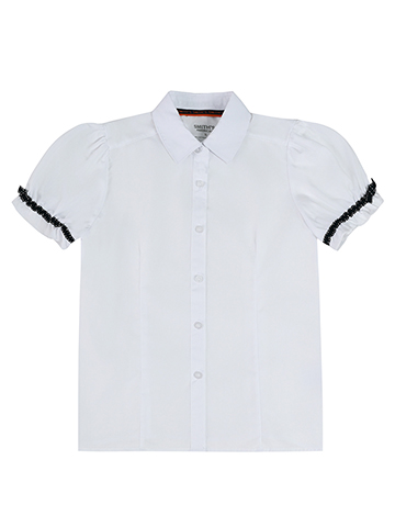 Smith's American Girls' Trimmed Blouse - CookiesKids.com