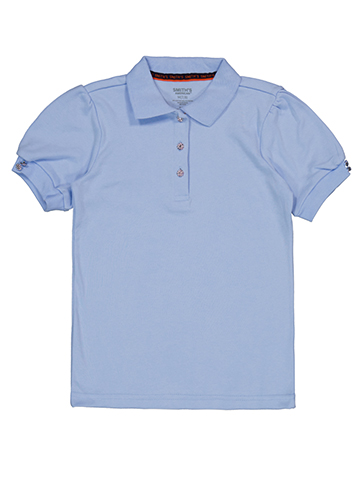 Smith's American Girls' Rhinestone Buttons Polo Shirt - CookiesKids.com