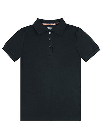 Smith's American Women's Lace Trim' S/S Polo Shirt - CookiesKids.com