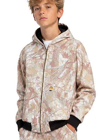Smith's Workwear Boys' Camo Hooded Puffer Jacket - CookiesKids.com