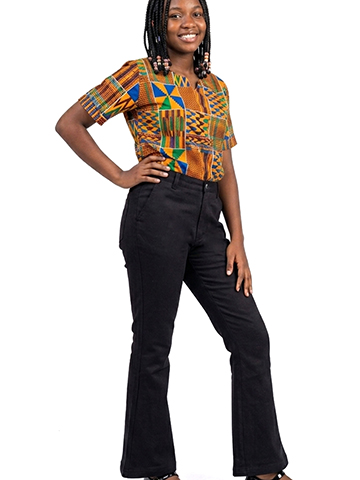 Smith's American Women's Flare Pants with Tailored Front - CookiesKids.com