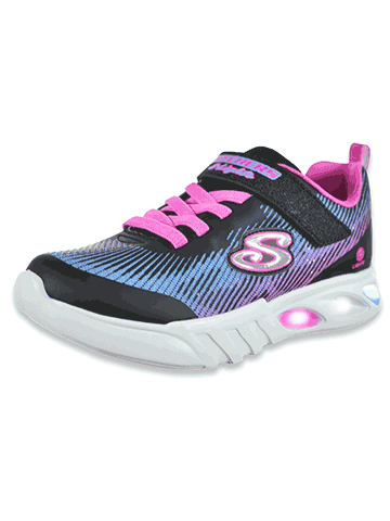 Skechers Girls' Light-Up Flash Sneakers - CookiesKids.com