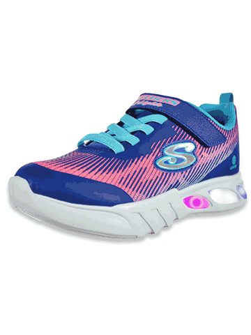 Skechers Girls' Light-Up Flash Sneakers - CookiesKids.com