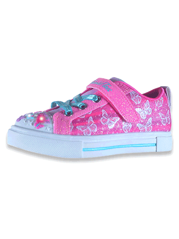 Skechers Girls' Light-Up Butterfly Sneakers - CookiesKids.com
