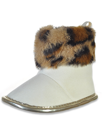 Little Me Baby Girls' Faux-Leather Booties - CookiesKids.com