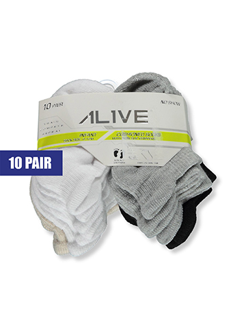 Alive Baby Boys' 10-Pack Now Show Half Cushion Gripper Socks - CookiesKids.com