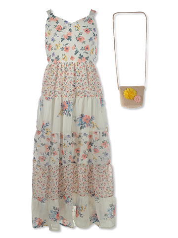 Speechless Girls' 2-Piece Daisy Bag Dress Set Outfit - CookiesKids.com