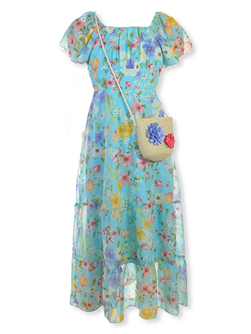 Speechless Girls' 2-Piece Dress Handbag Set Outfit - CookiesKids.com