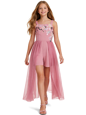 Speechless Girls' Floral Sequin Flow Dress - CookiesKids.com