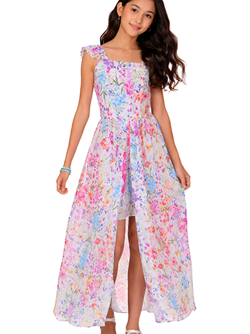 Speechless Girls' 3-Piece Floral Dress Set Outfit - CookiesKids.com