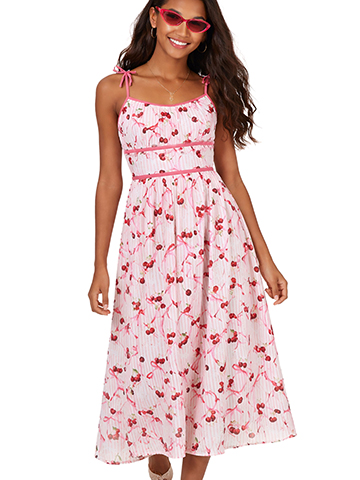 Speechless Girls' 2-Piece Cherry Dress Sunglasses Set Outfit - CookiesKids.com