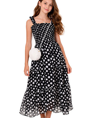 Speechless Girls' 2-Piece Dotted Dress Handbag Set Outfit - CookiesKids.com