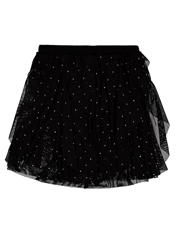Girls' Sequin Embellished A-Line Skirt - CookiesKids.com