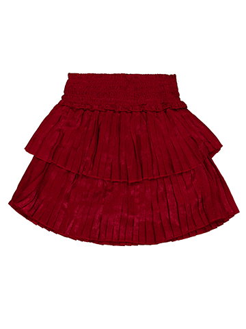 Girls' Tiered Pleated Ruffle Skirt - CookiesKids.com
