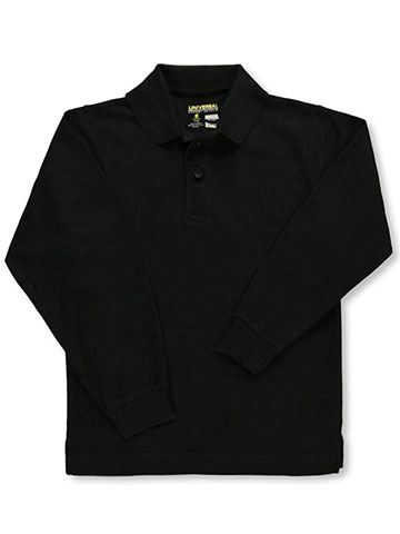Universal Unisex L/S Pique Polo (Sizes 8 - 20) - CookiesKids.com